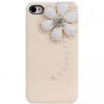 Floral Flower Manmade Pearl Case Cover For Iphone..