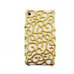Golden Color Hollow Case Cover For Iphone 4 4s