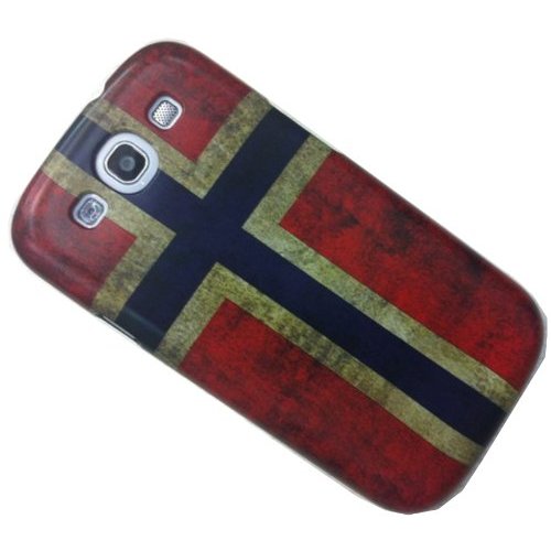 Antique Art Design Norway Flag Norway Case Cover For Samsung Galaxys Iii S3 I9300