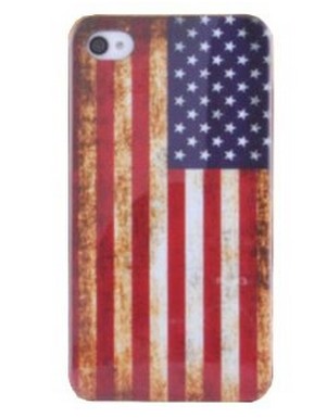 United States Flag Case For Apple Iphone 4 4s